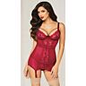 Minivestido CHEMISE SET liguero-ominaisuudella