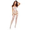 Bodystocking PASSION BS121 rohkeilla yksityiskohdilla