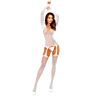 Bodystocking PASSION Woman BS125 | Avoin haaroista malli