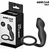 Plug anal Addicted Toys Malli 2 rengasstimulaattorilla