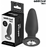 Plug Anal Addicted Toys M-koko koristeellisella jalalla