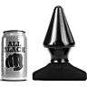 Plug anal ALL BLACK 17 cm | Mukava muoto