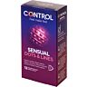 Kondomi Control Sensual Dots & Lines - Lisää stimulaatiota