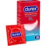 Kondomi Durex Sensitivo XL - Suurempi koko ja ohuempi rakenne