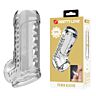 Suoja FOR HIM - TRANSPARENT TEXTURED PENIS SHEATH