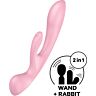 Vibraattori Satisfyer Triple Oh kolmoismoottorilla