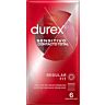 Kondomi Durex Sensitivo 6 kpl - 20% ohuempi