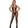 Bodystocking SUBBLIME Avoimella Selällä ja Ristikkäisillä Yksityiskohdilla