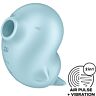 Imuri Satisfyer Sassy Seal paine-aalloilla ja värinällä