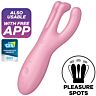 Vibraattori Satisfyer Threesome 4 sovelluskontrollilla