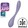 Vibraattori SATISFYER G-SPOT FLEX 5 joustavalla kaulalla