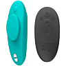 WE-VIBE Moxie+ aqua-pikkuhousuvibraattori magneettiklipsillä etäohjattava