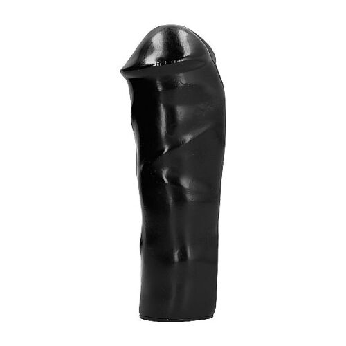 Dildo All Black 20 cm - Hypoallergeeninen materiaali