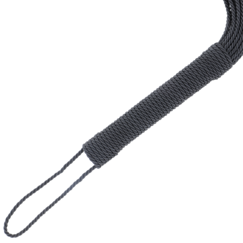 BDSM vitsat DARKNESS BLACK BONDAGE WHIP 50CM