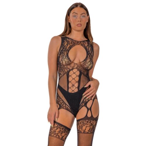 Bodystocking Lace Cut Out | Provokatiiviset yksityiskohdat