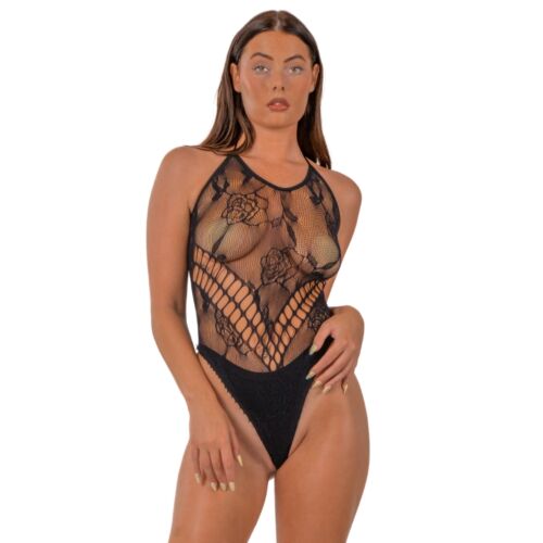 Häntäkauluksellinen body Lace LJ Floral