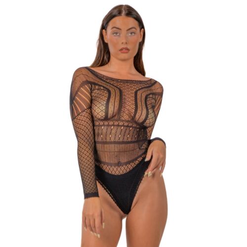 Lace by LJ Koko one size long sleeved bodysuit