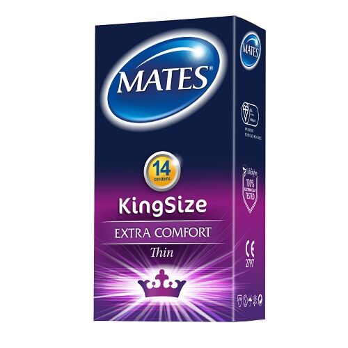 Kondomit Mates King Size 14 kpl - Laadukkaat ja mukautuvat