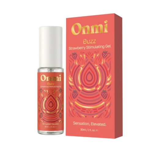 Kosteusvoide Onmi Buzz Strawberry 30ml värisevällä vaikutuksella