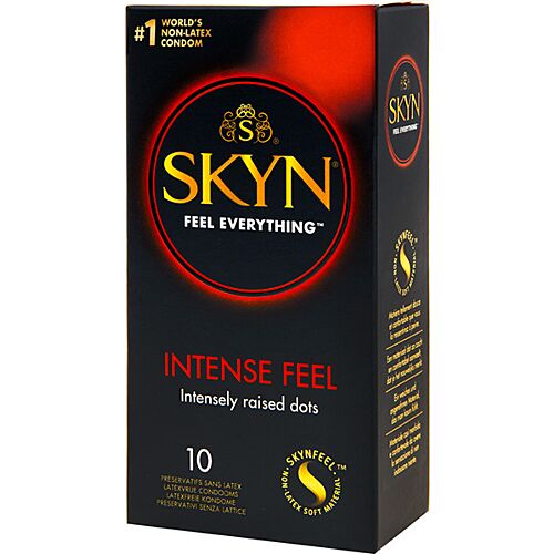 Kondomi Manix Skyn Intense Feel tekstuurilla