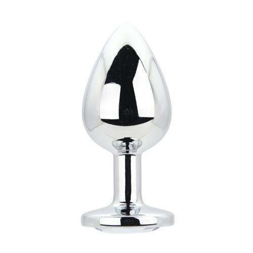 Buttplug Toosh Metal Large jalokivipohjalla Plata