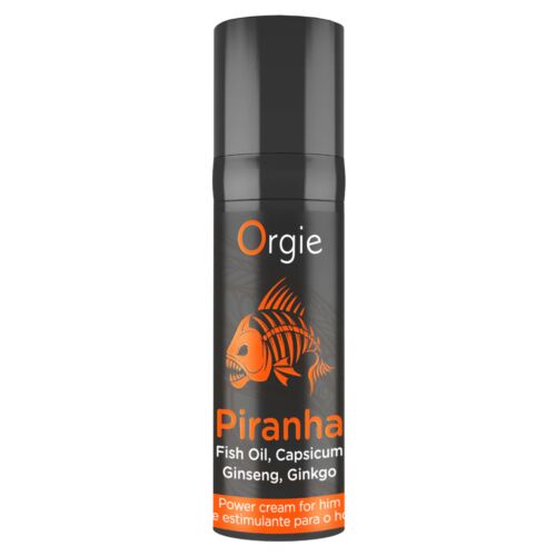 Orgie Piranha Power Cream - nopea voide miehille
