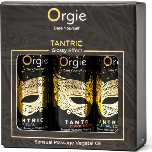 Hierontaöljy Orgie Tantric Sensual 3x30ml | Intensiiviset aromit