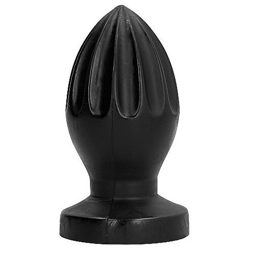 Plug Anal Loviux ALL BLACK 12 CM syvällä tekstuurilla