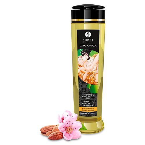 Hierontaöljy Shunga Almond Blossom, makea mantelin tuoksu