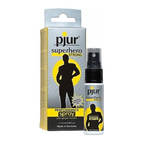 Suihke Pjur Superhero Strong 20 ml - Tehosta miehen nautintoa