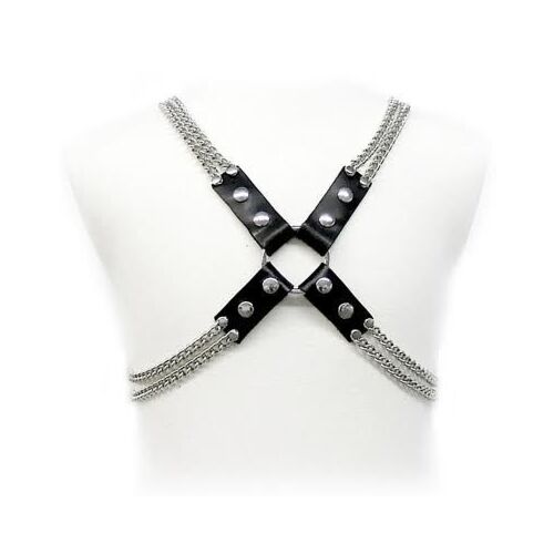 Valjaat Leather Body Chain Harness BDSM-kokemukseen