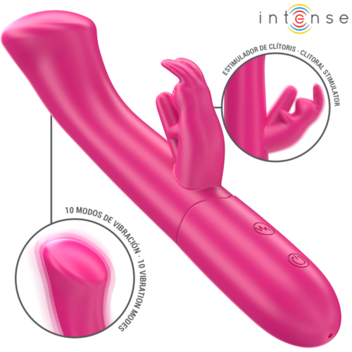 Vibraattori INTENSE Julieta 18,6 cm 10 värinätilaa