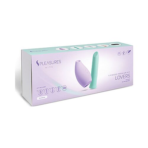 Lovers Kit S Pleasures Kits - Tehokas klitoriksen stimulaattori ja vibraattori