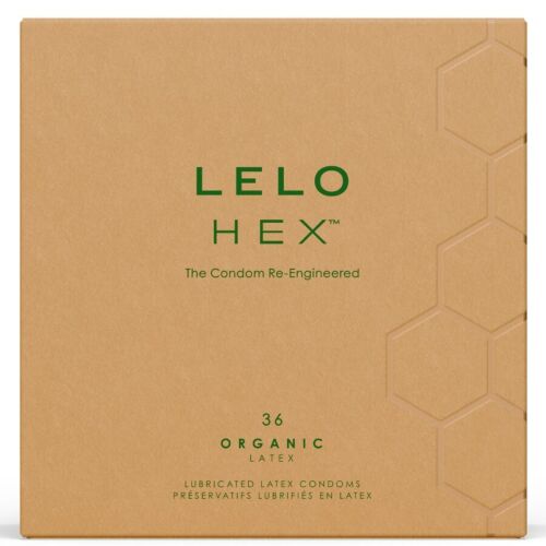 Kondomi LELO HEX Organic herkkyys ja L-arginina