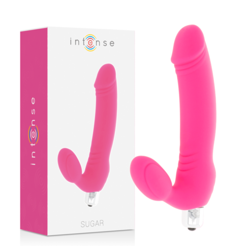 Dildo INTENSE HIGH TECH Sugar seitsemällä värähtelytilalla