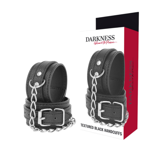 Käsiraudat DARKNESS BONDAGE säädettävillä rannekahleilla