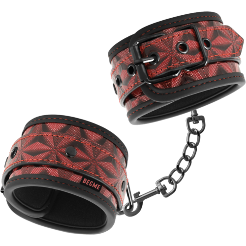 Käsiraudat BEGME RED EDITION Premium Neopreenivuorella