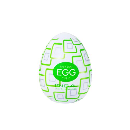 Masturbaattori Tenga EGG Cubic - syvä stimulaatio