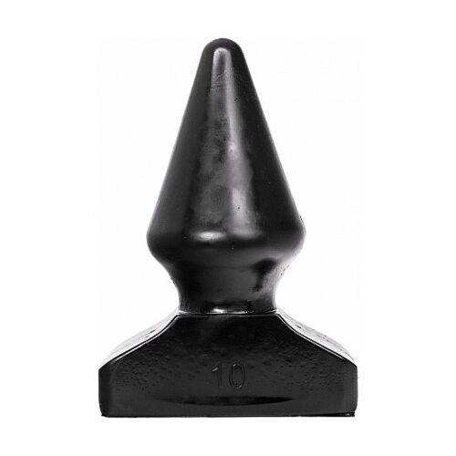 Plug Anal ALL BLACK 20,5 CM | Kartiomallinen muoto