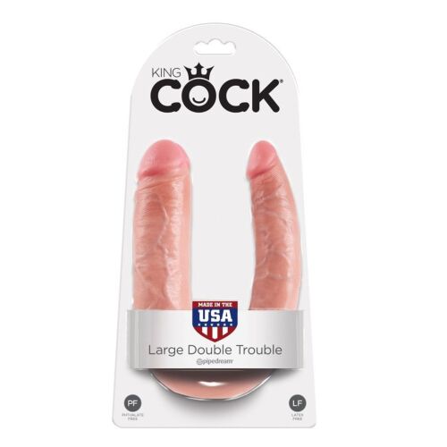 Dildo King Cock 17.8 cm todellisella tunteella
