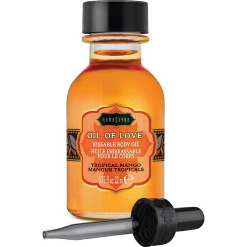 Öljy KAMASUTRA Mango 22 ml - Maukas kokemus esileikeissä