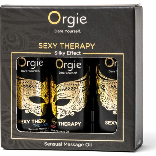 Hierontaöljyt Orgie Sexy Therapy 3x30ml - Kolme eri tuoksua