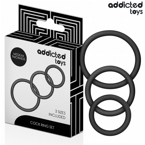 Rengas Addicted Toys - Set silikonirenkaita
