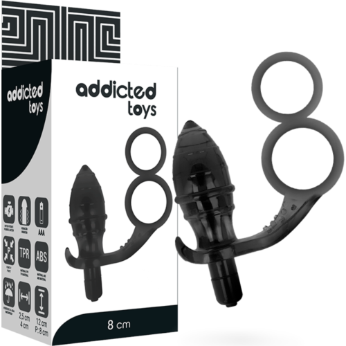Anal Plug ADDICTED TOYS Rengas ja Vibraatio