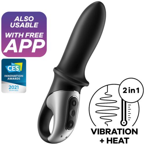Vibraattori Satisfyer Hot Passion lämpötoiminnolla ja sovelluksella
