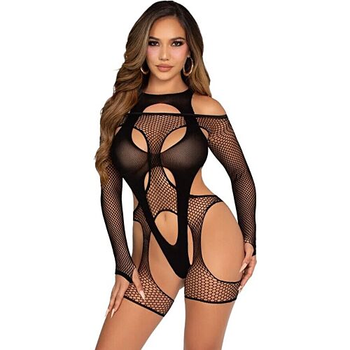 Vartaloharjoittaja LEG AVENUE Fishnet Garter Harness