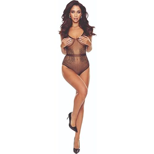 Bodystocking Passion Woman BS115 Rejilla ja Encaje