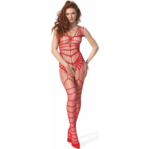 Bodystocking Passion Woman BS 102 | Seksikäs ja mukautuva muotoilu