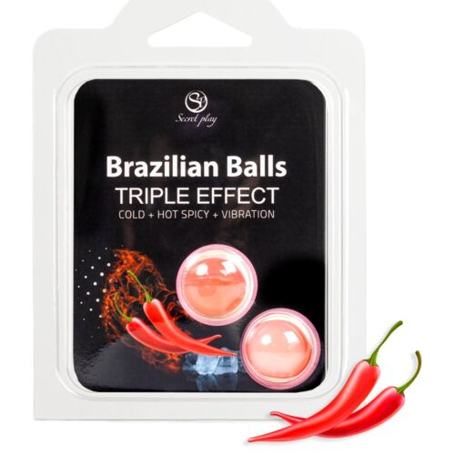 Liukuvoide SECRETPLAY Brazilian Balls Tripla Efekti