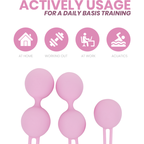 Bolas Chinas Intimichic Pelvis Health II Mukautuva muotoilu